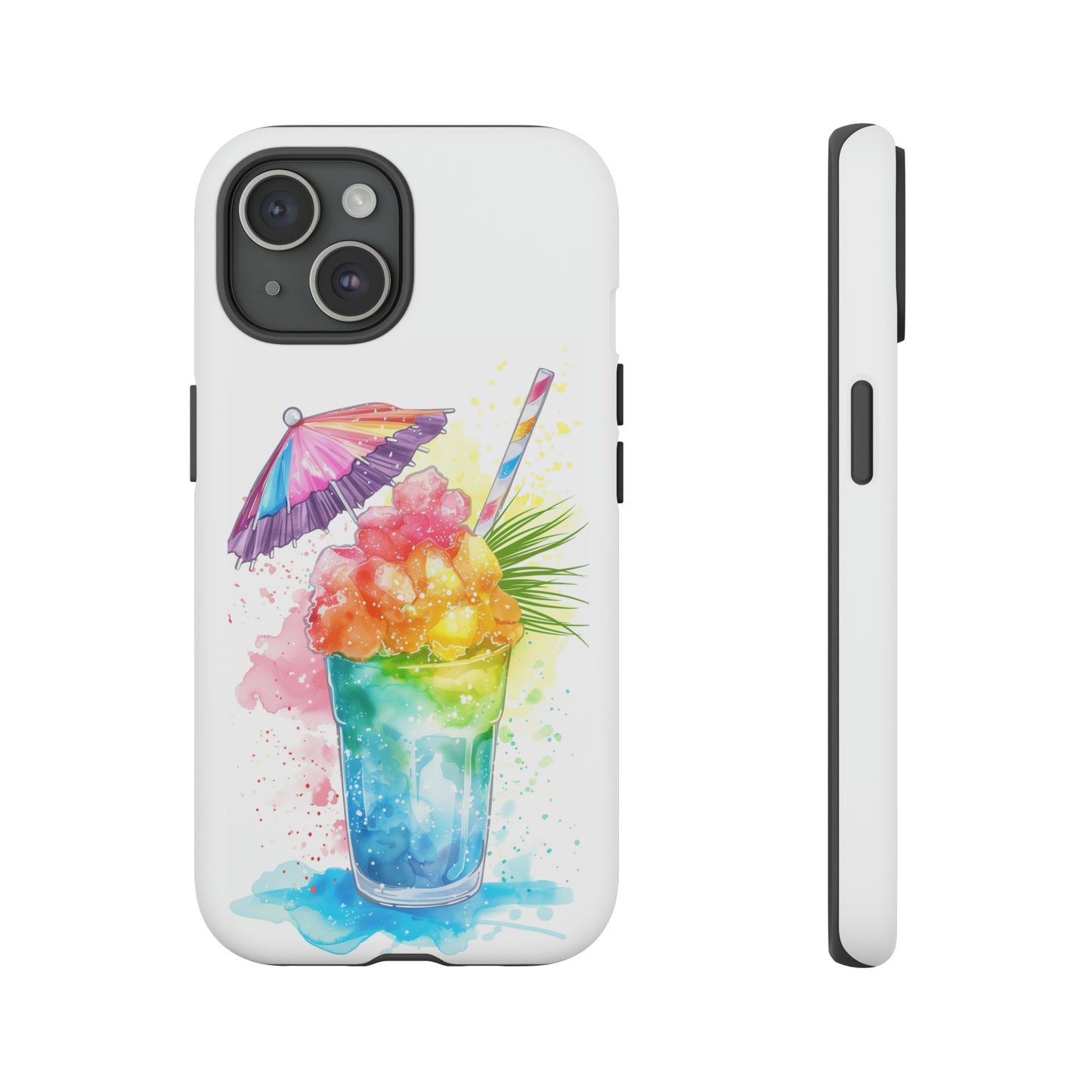 Shave Ice Colorful Hawaiian Tropical Phone Case, 808, Island Tropics, Wireless Compatible, Protective Cell Phone Case iPhone, Samsung, Pixel